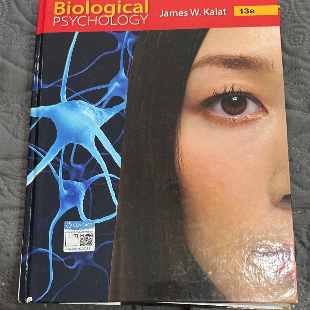 Biological Psychology Textbook by James W. Kalat - 13th Edition
